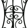thumbnail image 6 of Sunnydaze Decorative Scroll 11.5" Black Steel Outdoor Gazing Globe Stand, 6 of 6
