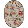 thumbnail image 2 of Safavieh Chelsea Hayleigh Bordered Wool Area Rug, Sage, 7'6" x 9'6" Oval, 2 of 13