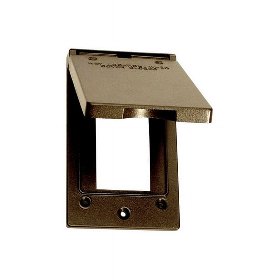 Sigma 14248BR Bronze 1 Gang Vertical GFCI Cover
