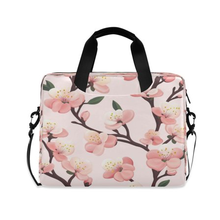 Laptop Bag Laptop Briefcase 15.7 x 3 x 11.8 Inches Laptop Bag Briefcases Laptop Storage Travel Laptop Bag Work Laptop Bag Pretty Pink Plum Seamless