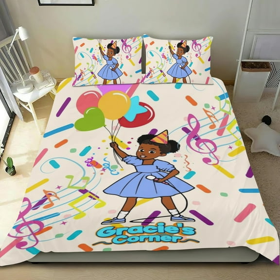 Gracies Corner Themed Bed Sheet Set Three Piece Set 53x79 In ches Comfortable And Skin Friendly Unique Design Creating A Star Studded Night Home Decor Gifts For Family Friends fans