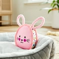 thumbnail image 2 of Vibrant Life Pink Easter Bunny Nylon with Rope & Squeaker Dog Toy, Chew Level 2, 2 of 6