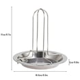 thumbnail image 4 of HLONK Support de Poulet Rôtissoire Verticale Grille de Rôtissage pour Poulet Poêle pour Gril Four BBQ, 4 of 8