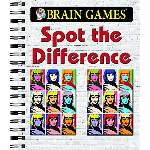 Pre-Owned Brain Games - Spot the Difference (Spiral-bound) 1680229362 9781680229363