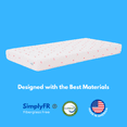 thumbnail image 2 of Brookshire Rest 5 Inch Twin Mattress for Bunk Beds Pink, Trundle Mattress with Zipper Cover, 2 of 5