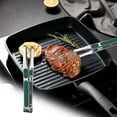 thumbnail image 1 of Pinces Compactes en Acier Inoxydable, Mini Pince à Barbecue, Mécanisme de Verrouillage, Ustensiles Résistants à la Chaleur, Outils de Cuisson, Petit Aide de Cuisine, Pince à Salade et Pâtes, 1 of 5