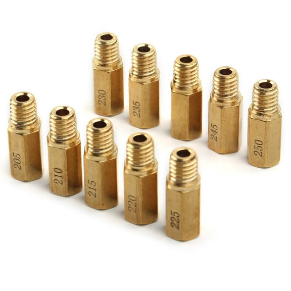 ZSWAL Carburetor Main Jet Kit, Carburetor Carb Main Jet replacement Kit For Keihin PWK OKO CVK Carburetor #205-#250Powersports Part