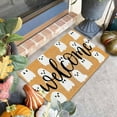 thumbnail image 6 of Halloween Ghost Welcome Doormat - Non- Velvet Halloween Door Mat for Indoor & Outdoor, Seasonal Front Porch Decor, Farmhouse Entryway Rug, 18" x 30", 6 of 6