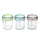 image 0 of Mainstays Kitchen Storage 9.4-Ounce Clear Glass Lock Lid Jar with Silicone Gasket