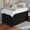 Black, variant on Dorm Bed Skirt Twin XL 36" Drop, College Dorm Room Bed Skirts Easy to Put On Twin XL Size Dust Ruffle Dorm Sized Bed Skirts, 600TC Egyptian Cotton Bed Skirt, (Black, Twin-XL - 36" Drop)