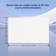 thumbnail image 2 of CR80 Card Reader Cleaning Cards, 100PCS Dual Side Card Reader Cleaner, POS Swipe Terminal Cleaning Cards, 2 of 7