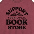 thumbnail image 3 of Instant Message - Support Your Local Bookstore - Women's Racerback Tank Top, 3 of 6