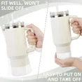 thumbnail image 5 of Funda inferior de botella con purpurina de silicona, accesorios para tazas, almohadilla antideslizante para botella de agua, aislamiento térmico, cubierta de taza deportiva para vaso, 5 of 5