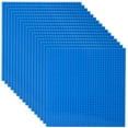 thumbnail image 1 of Classic Baseplates Building Plates for Building Bricks 100% Compatible with All Major Brands-Baseplate, 10" x 10", Pack of 16 (Blue), 1 of 8