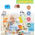 thumbnail image 3 of lionlar Wood Stacking Block, Balance Game, Educational Wooden , Balance and Animal, 3 of 10