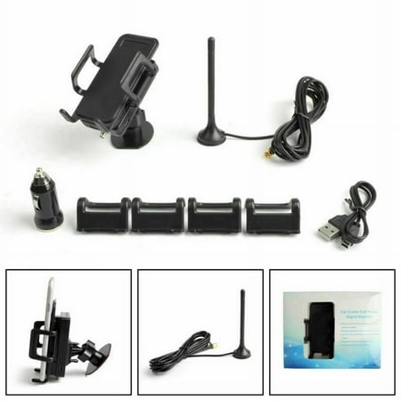 1900/2100 MHz WCDMA Car Cradle Cell Phone Signal Booster Repeater Kit Black