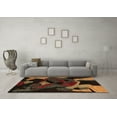 thumbnail image 3 of Ahgly Company Indoor Rectangle Oriental Brown Modern Area Rugs, 5' x 7', 3 of 4