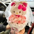 thumbnail image 2 of Sanrio Beautiful Bouquet 520 Valentine‘s Day Gift For Girlfriend Hellokitty Kitty Kitty Doll Bouquet Birthday Gift Cute Bouquet Gift Festivals, 2 of 6