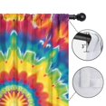 thumbnail image 4 of Blackout Kids Curtains,Rainbow Tie Dye Star Mandala Pattern Childrens Insulated Curtains Set Of 2,Bedroom Essentials,Toddler Room Decor 52"x84", 4 of 5
