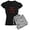 With Gray Camo Pant, variant on - Tesla Pajamas - Women's Dark Pajamas