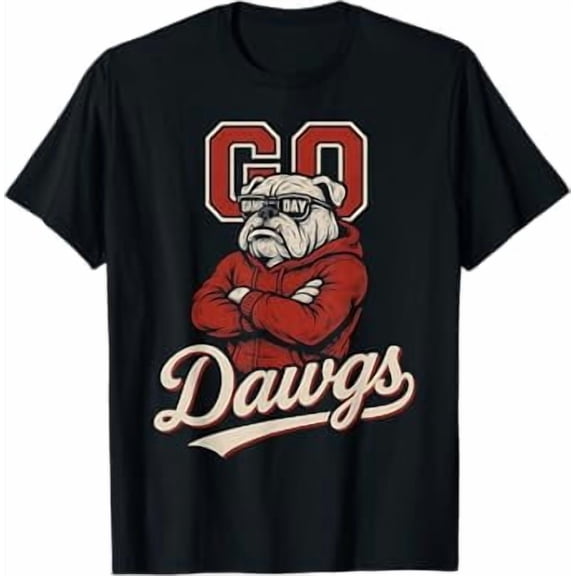 Bulldogs Go Dawg Graphic T-Shirt