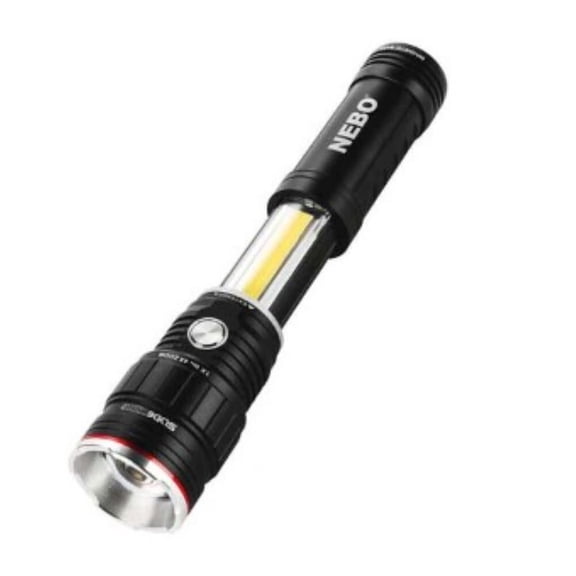 NEBO Slyde King 500 Flashlight, Rechargeable LED Flashlight and Work Light, Bright, Durable, Everday Carry & Camping Flashlight with 4 Light Modes, C.O.B. Work Light and Magnetic Base