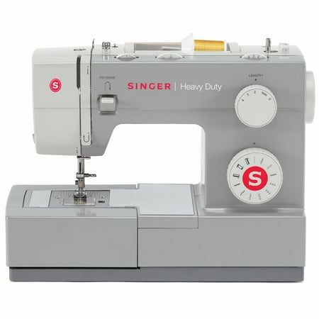 Singer Heavy Duty 4411 Sewing Machine with 11 Built-in Stitches, Strong Motor & 4 Step Buttonhole, Perfect for Sewing all Types of Fabrics with Ease, Even (Best Sewing Machine For Beginners Uk)