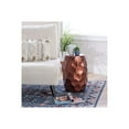 thumbnail image 2 of Linon Hewitt Aluminum Side Table in Antique Copper, 2 of 6