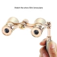 thumbnail image 1 of Lunettes d'Opéra Rétro Jumelles Optiques Lentille Théâtre Métal Corps Télescope Délicate Polyvalent Femmes Filles Cadeaux Tacheté Poignée Rouge, 1 of 8