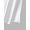 thumbnail image 6 of Womens White Satin Fishtail Skirt With Draped Waist, 6 of 6