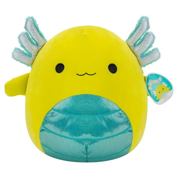Squishmallows Official 14 inch Althea the Green and Blue Axolotl - Child's Ultra Soft Stuffed Plush Toy