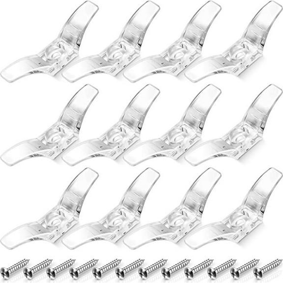 Blinds Cord Cleats Safety Rope Cleats,Small Rope Cleats Holders Blind Hook Winders with Screws for Roman Shade Curtains