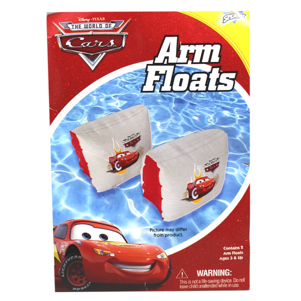 Cars Lightning McQueen Gray and Red Colored Kids Arm Floaties Walmart