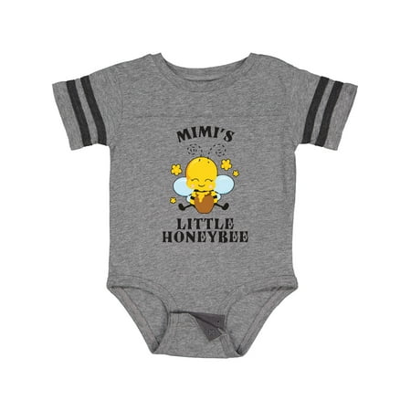 

Inktastic Cute Bee Mimi s Little Honeybee with Stars Gift Baby Boy or Baby Girl Bodysuit