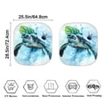 thumbnail image 3 of Binienty Turtle Car Front Windshield Sun Shade 2-Piece Foldable Car Windshield Sun Shade Car Sunscreen Blocks UV Rays and Keeps Vehicle Cool for Car Truck SUV, 3 of 6