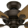 thumbnail image 3 of Restored Hunter Fan 52 inch Indoor Traditional New Bronze Ceiling Fan with Light Kit (Refurbished), 3 of 8