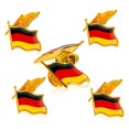 thumbnail image 3 of 100Pcs German Flag Enamel Pins With Secure Fastening National Pride Accessory Great For National Holidays And Parades, 3 of 9