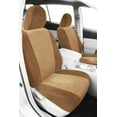 thumbnail image 2 of CalTrend Center Captain Chairs O.E. Velour Seat Covers for 2021-2022 Toyota Sienna - TY589-05RR Sandstone Premier Insert with Classic Trim, 2 of 3