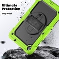 thumbnail image 4 of Funda para Samsung Galaxy Tab A9 Plus 11'' 2023 (SM-X210/X216/X218), Funda Protectora Resistente a Golpes con Protector de Pantalla, Soporte Giratorio de 360°, Correa para Mano/Hombro y Soporte para, 4 of 9