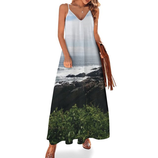 Vestido sin mangas Marginal Way 7 Vestido de mujer Falda de verano Vestido de fiesta