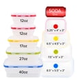 thumbnail image 3 of Ecoberi Collapsible Silicone Food Containers, BPA-Free, Reusable, Stackable, 5-Pack, 3 of 9