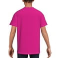 thumbnail image 5 of Wukai Darkmagenta Youth Unisex Short Sleeve T-Shirt for Boys, Girls, Teens, and Kids-X-Large, 5 of 7