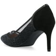 thumbnail image 4 of Journee Womens Kalani Pointed Toe Mid Heel Pumps, 4 of 10