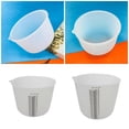 thumbnail image 2 of Silicone Measuring Cup with Clear Graduations Mixing Cup Baking Ingredient Measuring Tool for Cooking Enthusiasts, 2 of 4