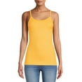 thumbnail image 5 of No Boundaries Ribbed Cami Top, 5-Pack, Women's XXS-XXL, 5 of 5