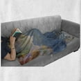thumbnail image 6 of Eagle Soft Flannel Fleece Throw Blanket, Majestic Huge Bird Flying Above the Sea into the Starry Sky Freedom Themed Image, Cozy Plush for Indoor and Outdoor Use, 60" x 80", Multicolor, by Ambesonne, 6 of 6