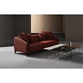 thumbnail image 2 of Enza Home Solaro MDF Wood & Metal Coffee Table in Brown/Black, 2 of 4