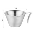 thumbnail image 6 of Tnobhg Coffee Extract Cup Stainless Steel Coffee Measuring Cup with Scale Easy to Clean Espresso Ounce Cup for Home Cafe, 6 of 8