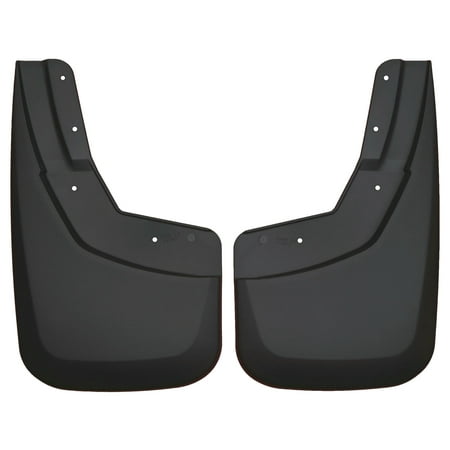 Husky Liners Custom Mud Guards Rear Mud Guards Black Fits 07-13 Chevrolet Avalanche Vehicle has Z71 package