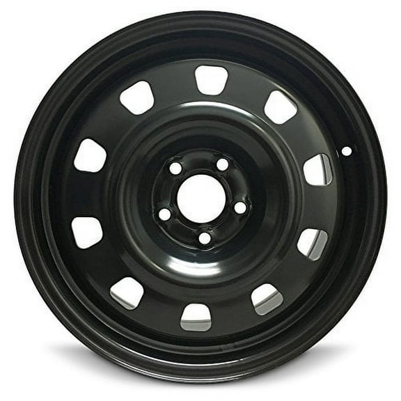 For 2013-2016 Dodge Dart 17 Inch Painted Black Rim - OE Direct Replacement - Road Ready Car Wheel